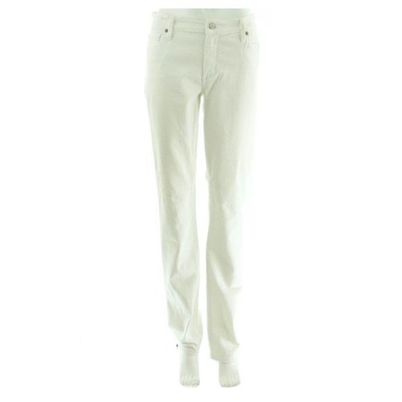 CITIZENS OF HUMANITY White Cotton Elson Jean Size 31